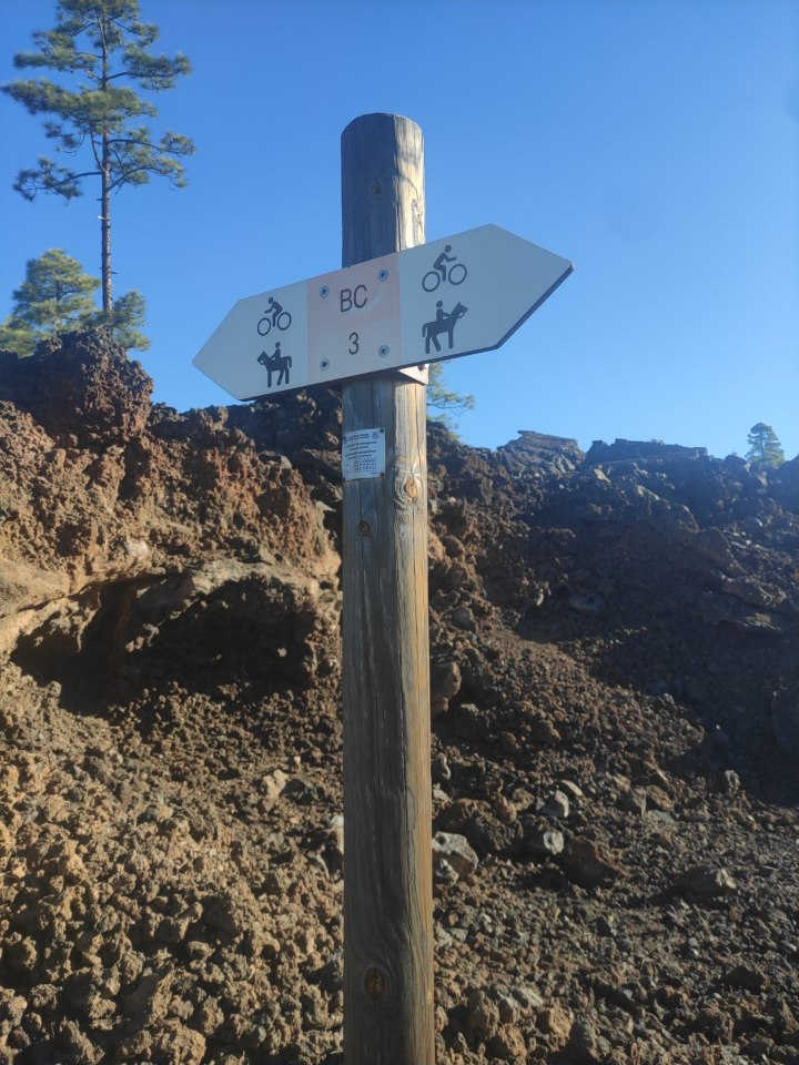 A winding road through Tenerife's volcanic landscape